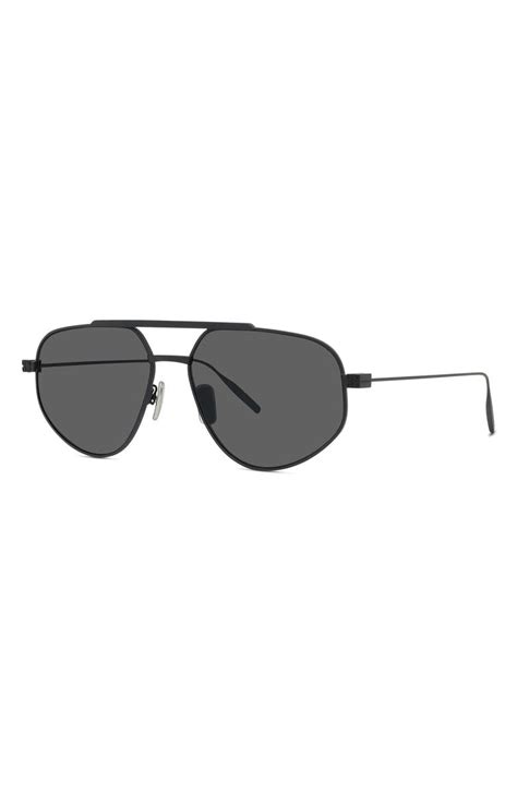 Givenchy GVSPEED 57mm Aviator Sunglasses 